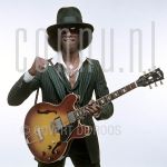 14-11-1978 Johnny Guitar Watson at studio in Amsterdam, The Netherlands.

[keywords]Posed, Half Length, Guitar, Sunglasses, Hat[/keywords]